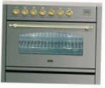 ILVE PN-90F-VG Stainless-Steel Virtuves Plīts Cepeškrāsns tipsgāze pārskatīšana bestsellers