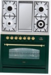 ILVE PN-90F-VG Green Virtuves Plīts Cepeškrāsns tipsgāze pārskatīšana bestsellers