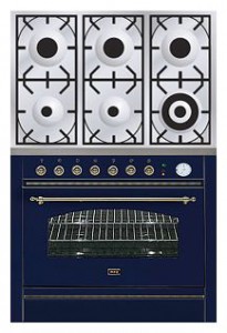 Фото Кухонная плита ILVE P-906N-VG Blue, обзор