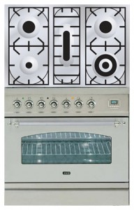 Photo Kitchen Stove ILVE PN-80-VG Stainless-Steel, review