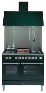 Photo Kitchen Stove ILVE PDNE-100-MP Stainless-Steel, review