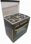 Fresh 80x55 ITALIANO brown st.st. top Kitchen Stove type of ovengas review bestseller