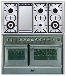 Photo Kitchen Stove ILVE MTS-120FD-MP Stainless-Steel, review