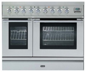 Photo Kitchen Stove ILVE PDL-906-MP Stainless-Steel, review