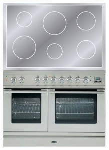 Photo Kitchen Stove ILVE PDLI-100-MW Stainless-Steel, review