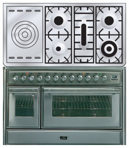 Photo Kitchen Stove ILVE MT-120SD-E3 Stainless-Steel, review