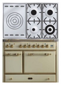 Фото Кухонная плита ILVE MCD-100SD-VG Antique white, обзор