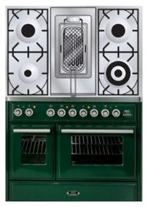 Фото Кухонная плита ILVE MTD-100RD-E3 Green, обзор