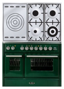 Фото Кухонная плита ILVE MTD-100SD-E3 Green, обзор