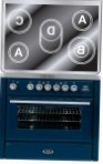 ILVE MTE-90-E3 Blue Køkken Komfur ovntypeelektrisk anmeldelse bedst sælgende