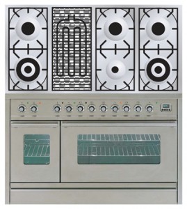Фото Кухонная плита ILVE PW-120B-VG Stainless-Steel, обзор