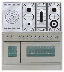 Photo Kitchen Stove ILVE PW-120S-VG Stainless-Steel, review