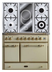 Фото Кухонная плита ILVE MCD-100VD-E3 Antique white, обзор