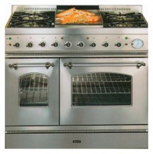 Photo Kitchen Stove ILVE PD-100FN-VG Stainless-Steel, review