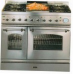 ILVE PD-100FN-VG Stainless-Steel Virtuves Plīts Cepeškrāsns tipsgāze pārskatīšana bestsellers