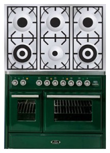Photo Kitchen Stove ILVE MTD-1006D-VG Green, review