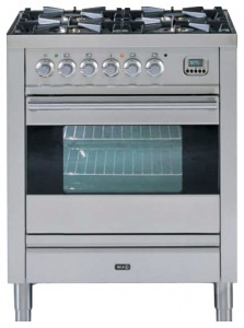 Photo Kitchen Stove ILVE PF-70-MP Stainless-Steel, review