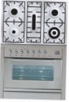 ILVE PW-90-MP Stainless-Steel Virtuves Plīts Cepeškrāsns tipsgāze pārskatīšana bestsellers