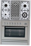 ILVE PL-90B-VG Stainless-Steel Virtuves Plīts Cepeškrāsns tipsgāze pārskatīšana bestsellers