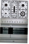 ILVE PD-90-VG Stainless-Steel Virtuves Plīts Cepeškrāsns tipsgāze pārskatīšana bestsellers