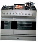 ILVE PD-90F-VG Stainless-Steel Estufa de la cocina tipo de hornogas revisión éxito de ventas