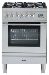 Photo Kitchen Stove ILVE PL-60-VG Stainless-Steel, review