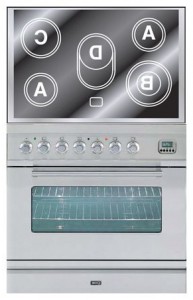 Photo Kitchen Stove ILVE PWE-80-MP Stainless-Steel, review