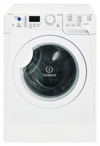fotoğraf çamaşır makinesi Indesit PWE 8147 W, gözden geçirmek