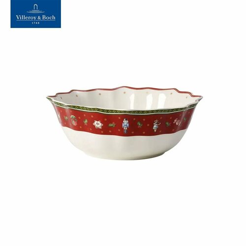 Салатник новогодний 25 см, Toy's Delight, Villeroy & Boch, Премиум-Фарфор фото