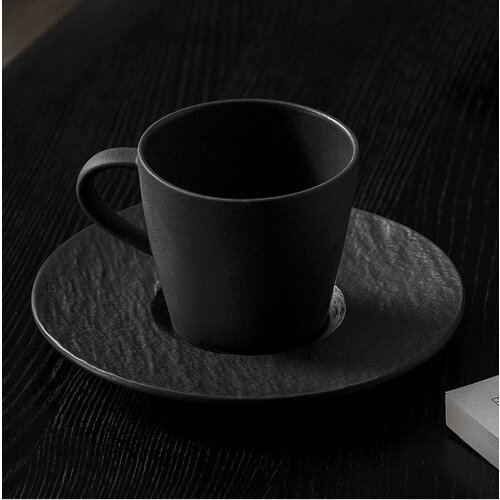 Чашка для кофе 220мл Black/Gray Manufacture RockVilleroy & Boch фото