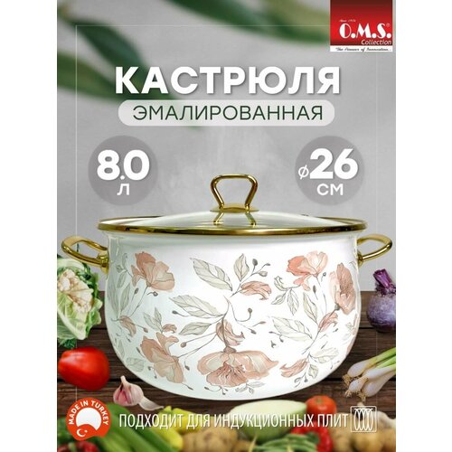 Кастрюля эмалированная 