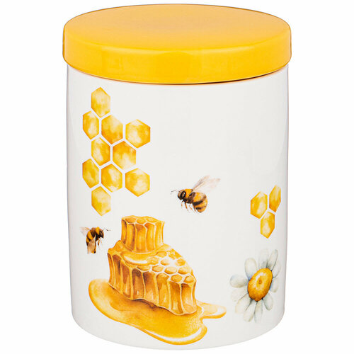 Банка с крышкой lefard honey bee 650 мл (154149) фото