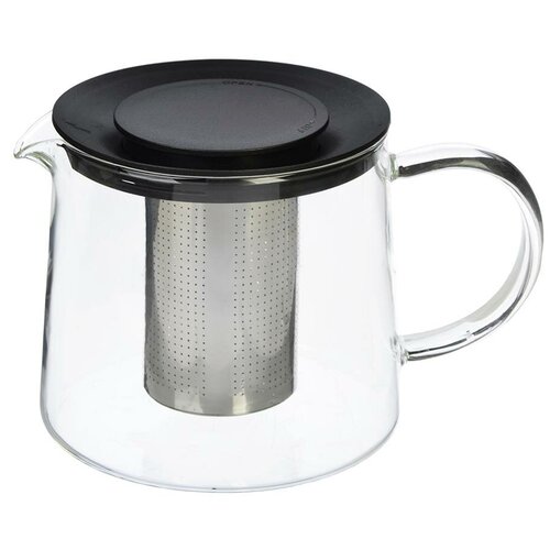 Satoshi Kitchenware Чайник заварочный Цейлон 1,5 л, 1.5 л, прозрачный/черный фото