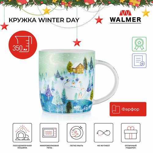 Кружка подарок на Новый Год Walmer Winter Day 350 мл фото