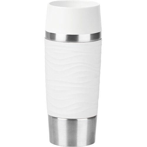 Термокружка EMSA Travel Mug Waves, 0.36 л, белый фото