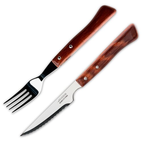 Arcos Набор столовых приборов для стейка Steak Knives, 12 предметов серебристый/коричневый 6 12 11 см фото