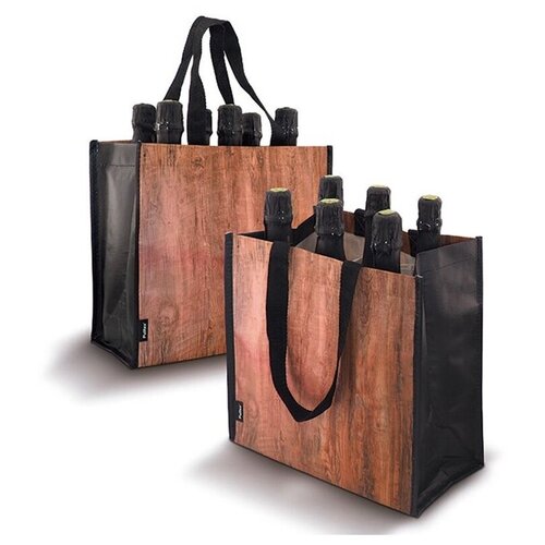 фото Сумка на 6 бутылок Wood Wine Bag Pulltex, купить за 1597 руб