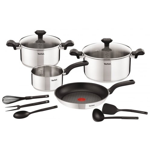 Набор посуды Tefal Comfort Max C973SB34 11 пр. 11 пр., серебристый фото