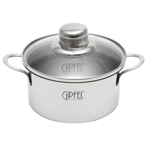 Кастрюля GIPFEL Mini 1204, 1.2 л, диаметр 14 см фото