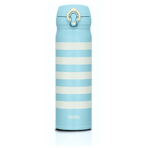 Классический термос Thermos JNL-502, 0.5 л, белый/голубой фото