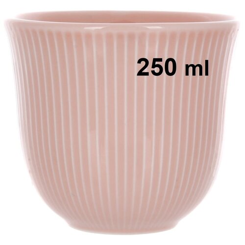 Чашка Loveramics Embossed Tasting Cup 250 мл, цвет розовый фото