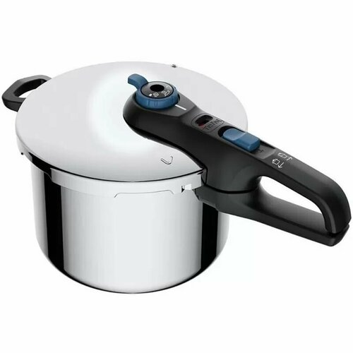 Скороварка Tefal SECURE TRENDY P2584401 8 л, нержавеющая сталь фото