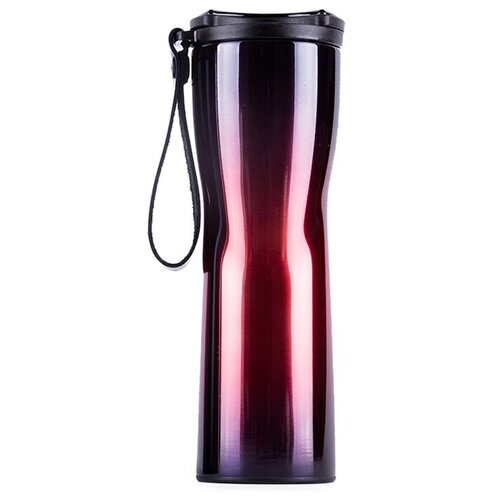 Термокружка KKF Kiss Kiss Fish MOKA Smart Cup OLED, 0.43 л, фиолетовый фото