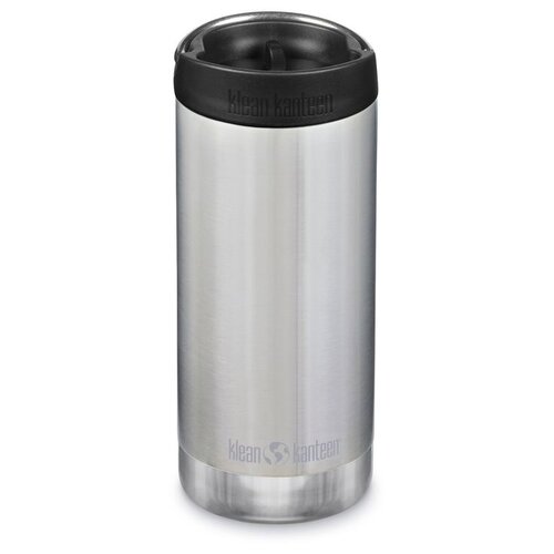 Термокружка Klean Kanteen TKWide Cafe Cap 12oz, 0.36 л, brushed stainless фото