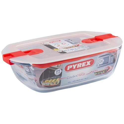 Форма универсальная Pyrex Cook&Heat 215PH00, 2 шт., 1.1 л, 23х15 см фото