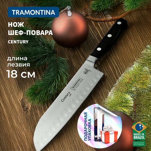 Шеф нож Tramontina Century кухонный для мяса, лезвие 18 см фото