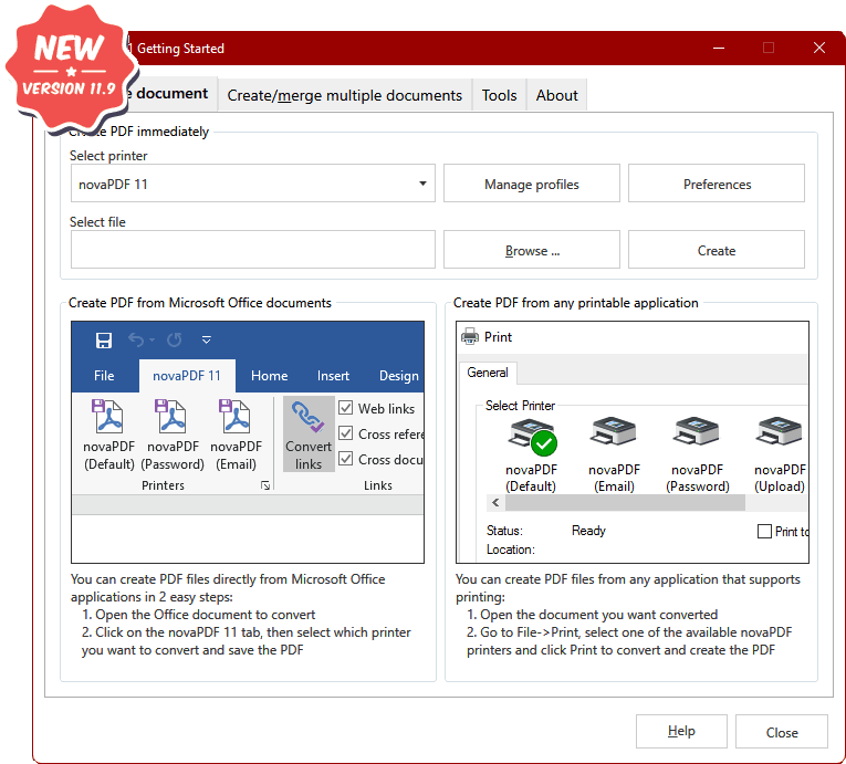 novaPDF Lite 11 Key (Lifetime  / 1 PC) 4.24$