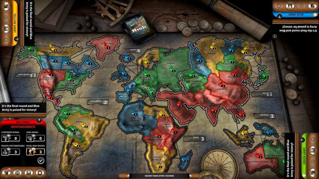 RISK - The game of Global Domination - The Official 2016 Edition Steam Gift 950.28$