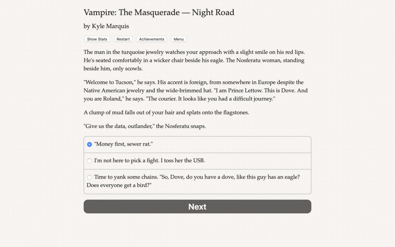 Vampire: The Masquerade - Night Road Steam CD Key 10.21$