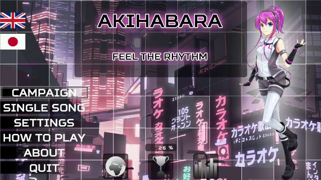 Akihabara - Feel the Rhythm Steam CD Key 1.25$
